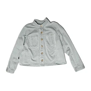 J Jill Jacket, Womens Large Tall, Green, Military Utility Jacket - Picture 1 of 7