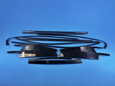 11-17 BMW F10 528 535I 550I M5 SHADOW LINE BLACK GLOSS DOOR WINDOW TRIM SET - Image 1 of 4