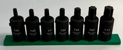 Duralast 1/2" Drive Torx Bit Socket Set 7 pc ~ T40, T45, T47, T50, T55, T60, T70 - Image 1 of 4