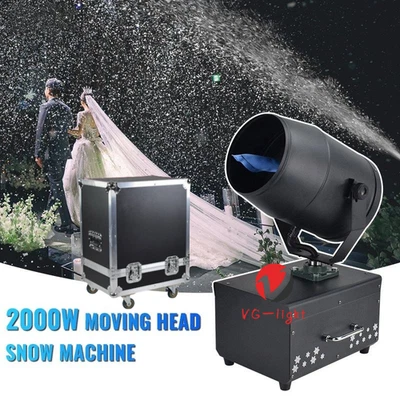 2000W Rotating Artificial Snow Machine Wedding Christmas Snow Spraying Machine - Image 1 of 4