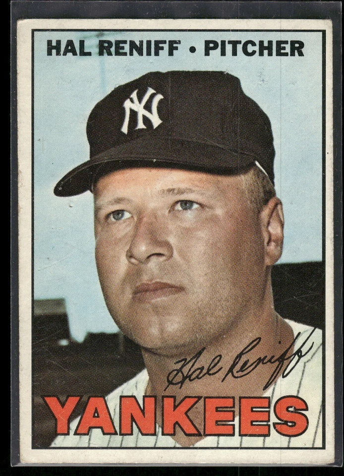 #201 Hal Reniff 1967 Topps - Image 1 of 2