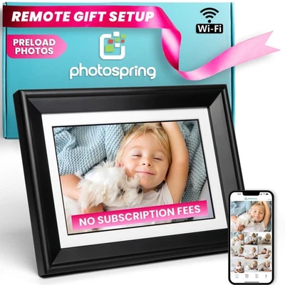 PhotoSpringㅤ Classic Subscription Free 10in WiFi Digital Picture Frame | Send... - Image 1 of 4