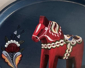 Skandinavisk Hemslojd Dala Horse Tray Designed by Anna Linderholm - Picture 1 of 8