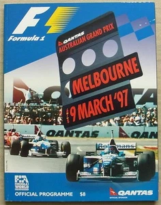 AUSTRALIAN GRAND PRIX 1997 FORMULA ONE F1 MELBOURNE Official Race Programme - Bild 1 von 4