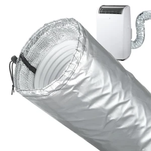 Envoltura de manguera de conducto para aire acondicionado portátil cubierta de CA aislada ventilación manguera de escape - Imagen 1 de 12