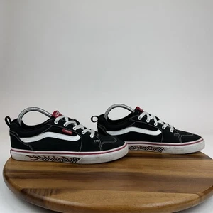 Big Kids Boys Vans Filmore Flame Black Skateboarding Casual Sneakers Size 6 Y - Picture 1 of 8
