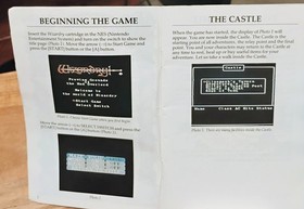 Wizardry: Proving Grounds of The Mad Overlord (Nintendo NES) - Manual Only