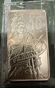 Statue of Freedom - 10 oz .999 Fine Silver Bar | Sealed - Picture 1 of 2