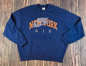 Nike AirMen's NYC Fleece Crew  HQ1101-492 Oversized Retro Fit Size Medium $95 - Picture 1 of 7