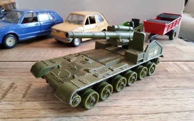 Char 155 mm mobile gun dinky toys 1/43 - Photo 1/2