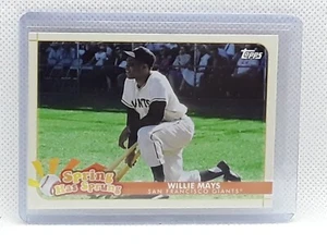 Willie Mays 2020 Topps Opening Day - Spring Has Sprung - San Francisco Giants - Picture 1 of 2