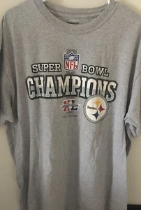 Pittsburgh Steelers Mens Size Xl T Shirt Super bowl Xl Champions - Picture 1 of 4