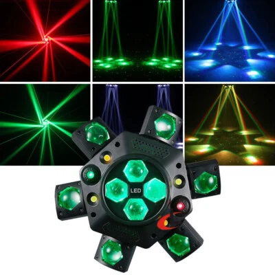 6 Head Laser Beam Moving Head Light 10x10w Rgbw Moving Head Dj Laser Lights - Image 1 of 4