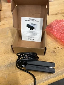 IDTECH IDMB-335133B MiniMag MagStripe Reader USB Black. - Picture 1 of 2