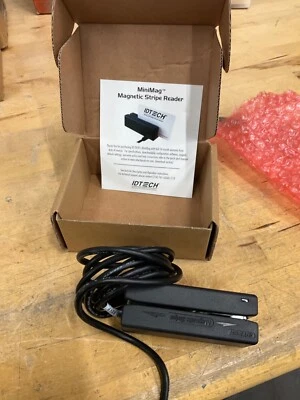 IDTECH IDMB-335133B MiniMag MagStripe Reader USB Black. - Image 1 of 2