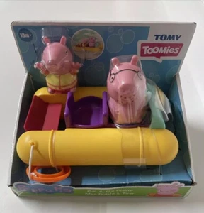 Toomies Peppa Pig Pull & Go Pedalo│Baby's Bathtime Water Role Play Toy│18m+ X1 - Picture 1 of 9