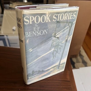 BENSON, E. F. SPOOK STORIES. FIRST EDITION 1928. RARE Facsimile Jacket - Picture 1 of 22