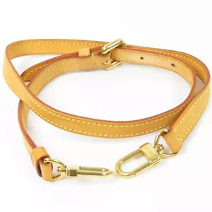 Bolso de hombro con logotipo LOUIS VUITTON correa cuero vachetta marrón accesorio GD 78507 - Imagen 1 de 8