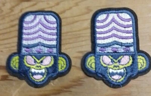2 x CRAZY MONKEY Embroidered Patchs Motif 5.5cm x 4.8cm, Iron-on Sew or Glue - Picture 1 of 1