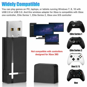 USB Wireless Gaming Receiver Adapter For XBOX One Controller to PC Windows10/8/7 - Picture 1 of 9