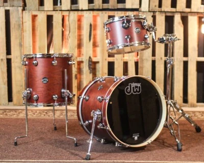 DW Performance Tobacco Stain Bop Drum Set - 14x18, 8x12, 14x14 - Image 1 of 4
