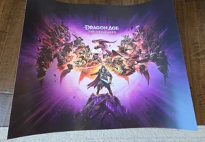 2024 SDCC COMIC CON EXCLUSIVE DARK HORSE DRAGON AGE THE VEILGUARD PROMO POSTER - Picture 1 of 1