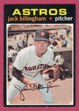 1971 Topps Baseball  # 162  Jack Billingham - Houston Astros