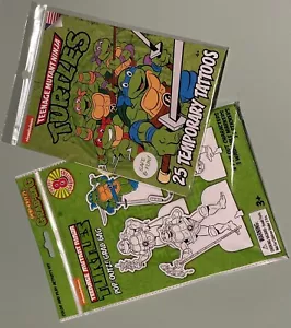 Teenage Mutant Ninja Turtles temporäre Tattoos und Pop Outz Schnapptaschen - Bild 1 von 5