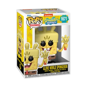 Figurine Bob L Eponge Spongebob 25Th Anniv - Bob Glove Light Pop 10cm - Imagen 1 de 1