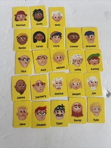 Guess Who? 2017 Game 23 Mystery Cards Replacement Parts - Picture 1 of 3