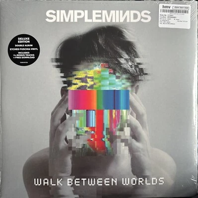 Walk between Worlds by Simple Minds Etched Fuschia Vinyl Double LP - Image 1 of 2