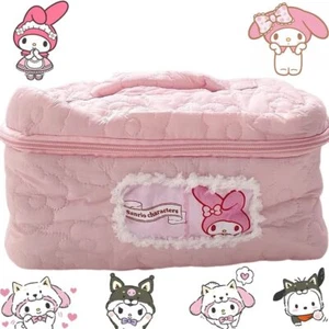 My Melody Bordado Bolso de Cosméticos Belleza Maquillaje Ropa Bolsa de Almacenamiento Juguete - Imagen 1 de 12