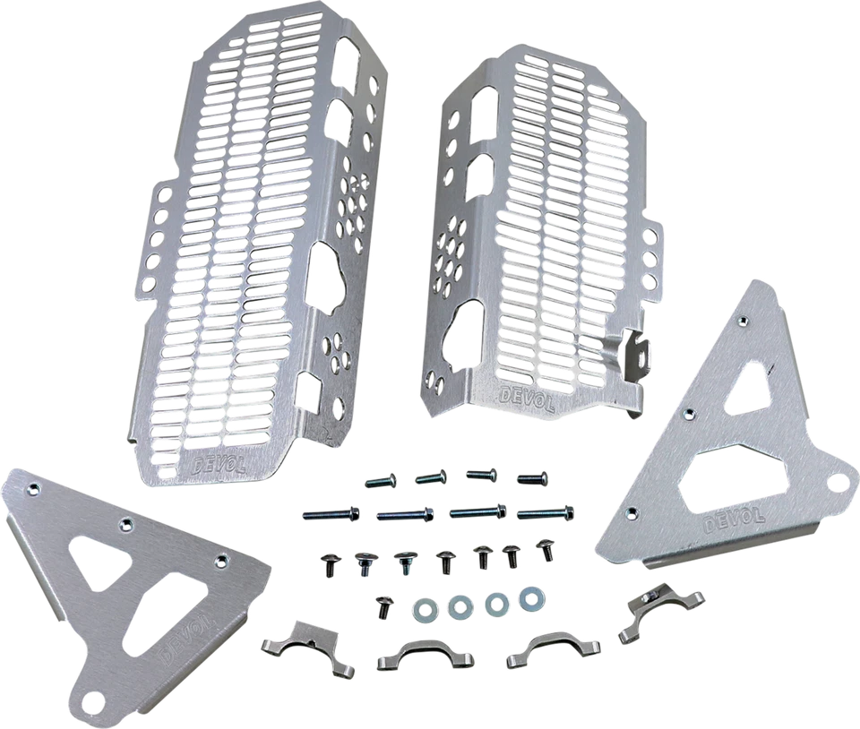 Protectores de radiador Devol 0101-2512 KX450 F/X 19-23 // KX250 F/X 21-24 (4 tiempos) Foto 1 de 1