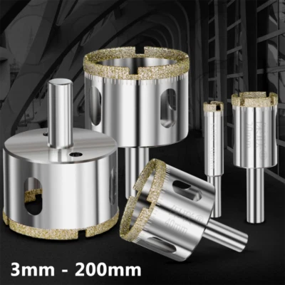 Ø3mm-200mm Diamantbohrer Hohlbohrer Lochsäge Glasbohrer Bohrkrone Fliesenbohrer - Bild 1 von 4