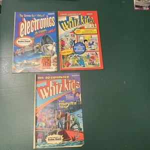 3 RADIO SHACK Comics: 2 WHIZ KIDS and 1 ELECTRONICS- 80's and 90's- Good Cond - Picture 1 of 8