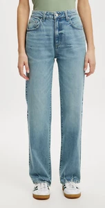 Cotton:On Women's Slim Straight Jeans Surfers Blue Wash Denim Size 6 NEW - Picture 1 of 5
