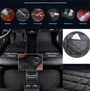 Alfombrillas impermeables para auto Chevrolet All Series alfombras delanteras traseras de lujo - Imagen 1 de 25