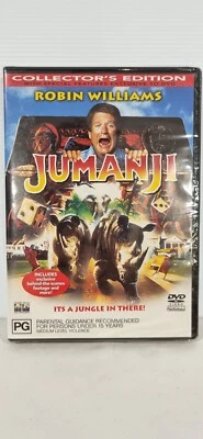 Jumanji (DVD. 1995) NEW & SEALED Collectors Edition Robin Williams Kirsten Dunst - Image 1 of 2