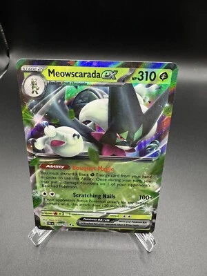 Pokémon TCG Meowscarada ex Prize Pack Series Cards 015/193 Holo Double Rare - Image 1 of 3