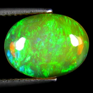 2,97 quilates Hermoso Cabujón Ovalado (13 x 10 mm) Etiopía Juego de s Ópalo Arco Iris - Imagen 1 de 1
