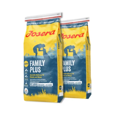 Josera Family Plus 2x12,5kg Trockenfutter zur Aufzucht+2Snack gratis! - Bild 1 von 2