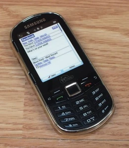 Téléphone factice à écran factice style curseur mobile Samsung Virgin **LIRE** - Photo 1 sur 4