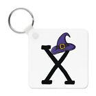 Letter X Sorcières Wizard Chapeau Porte-Clés Drôle Sorcière Halloween