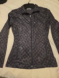 JOCKEY Sport Full Zip Athletic Jacket Mock Neck  Women's Sz Sm. LS , Pockets - Picture 1 of 8