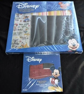 Disney 8 x 8 inch Scrapbook Kit 42 Piece Set & Bonus Micky Mouse Stamp Set NEW  - Picture 1 of 6