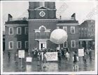 1937 Philadelphie PA Anniversaire de Jean Jules Blanchard Ballon