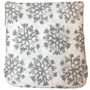 Threshold Flannel Sheet Set Gray Snowflakes Twin Bed Sheets Bedding - Picture 1 of 2