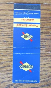 CUBIERTA DE CERILLAS DE GASOLINERA DON'S SUNOCO: LONDRES, ONTARIO AÑOS 60 MATCHCOVER -B23 - Imagen 1 de 3