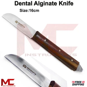 Dental Plaster Knife Alginate Lab Mixing Wax Carving Wood Handle Waxing Knife - Picture 1 of 3