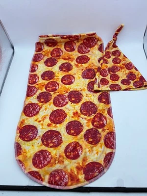 Saco de dormir polar portátil para bebé saco de dormir manta diseño "rebanada de pizza" Foto 1 de 3